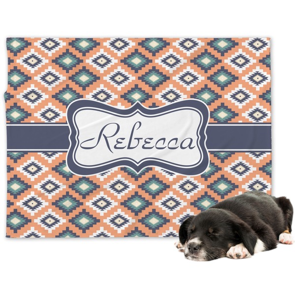 Custom Tribal Dog Blanket - Regular (Personalized)