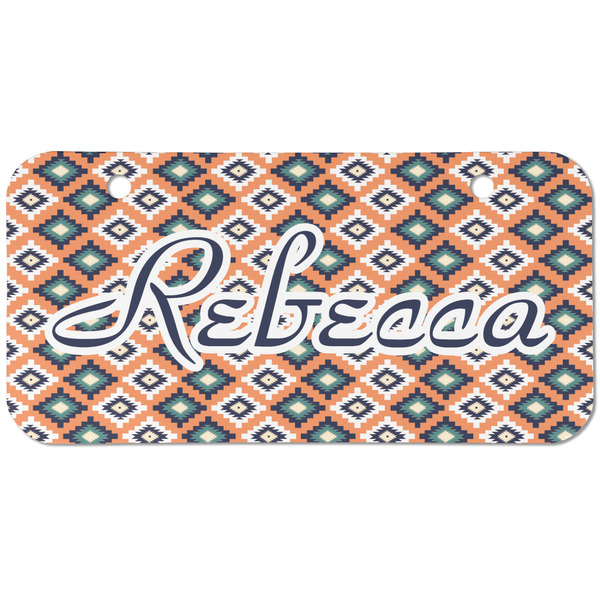 Custom Tribal Mini/Bicycle License Plate (2 Holes) (Personalized)