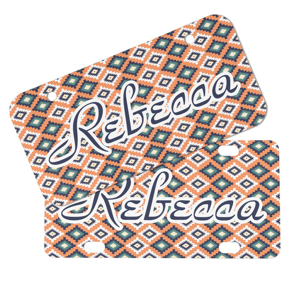 Tribal Mini License Plates - MAIN (4 and 2 Holes)