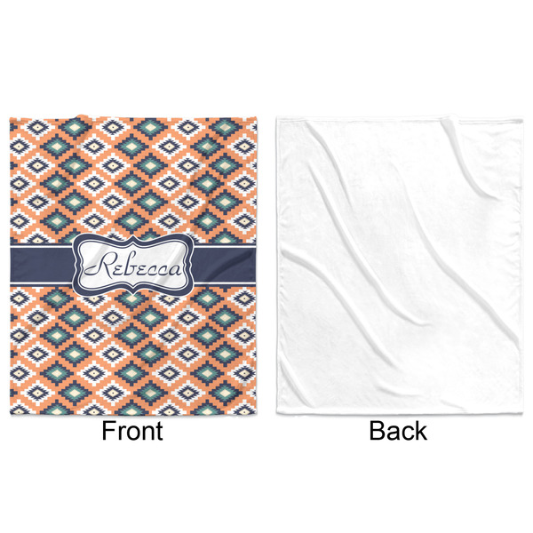 Tribal Minky Blanket - 50"x60" - Single Sided - Front & Back