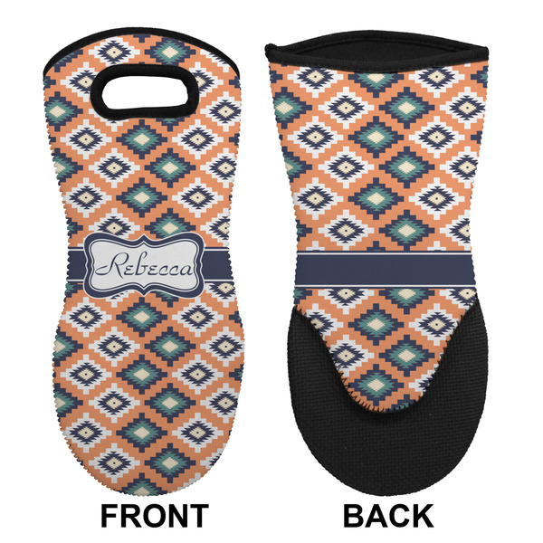 Tribal Neoprene Oven Mitt (Front & Back)