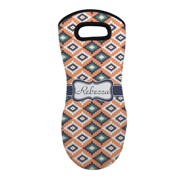 Custom Tribal Neoprene Oven Mitt w/ Name or Text