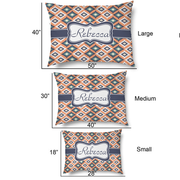 Tribal Outdoor Dog Beds - SIZE CHART