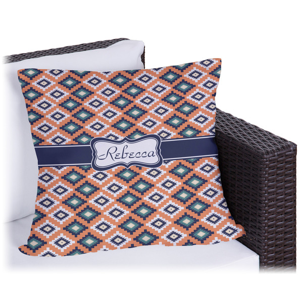 Custom Tribal Outdoor Pillow (Personalized)