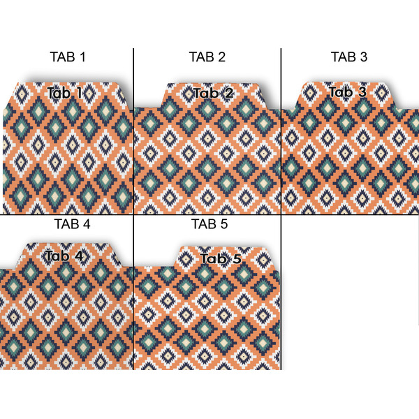 Tribal Page Dividers - Set of 5 - Approval