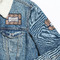 Tribal Patches Lifestyle Jean Jacket Detail