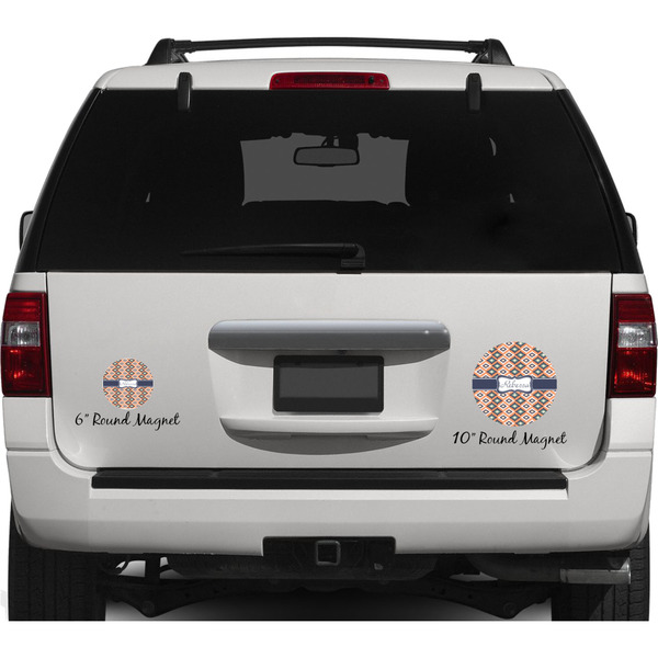 Tribal Personalized Car Magnets on Ford Explorer