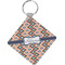 Tribal Diamond Plastic Keychain w/ Name or Text