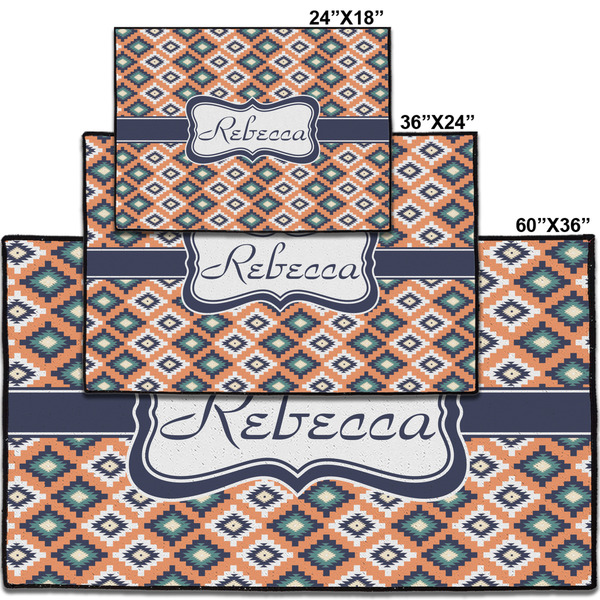 Tribal Personalized Door Mat - Group Parent IMF