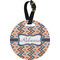 Tribal Personalized Round Luggage Tag