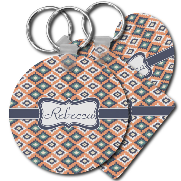 Custom Tribal Plastic Keychain (Personalized)