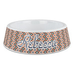 Tribal Plastic Dog Bowl - Large (Personalized)