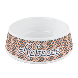 Tribal Plastic Dog Bowl - Small (Personalized)