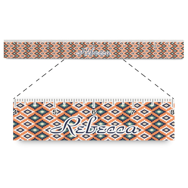 Custom Tribal Plastic Ruler - 12" (Personalized)