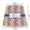 Tribal Poly Film Empire Lampshade - Dimensions