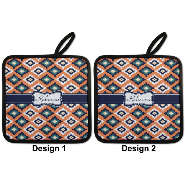Tribal Pot Holders - Set of 2 APPROVAL
