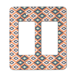Tribal Rocker Style Light Switch Cover - Two Switch