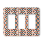 Tribal Rocker Style Light Switch Cover - Three Switch