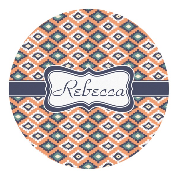 Custom Tribal Round Decal - Small (Personalized)