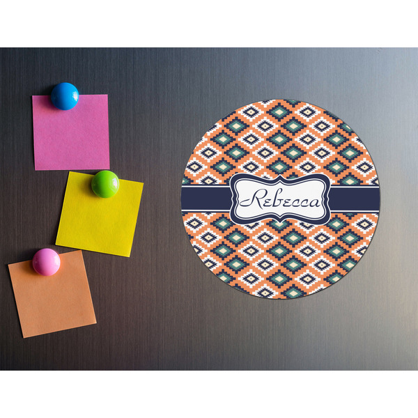 Tribal Round Fridge Magnet - LIFESTYLE
