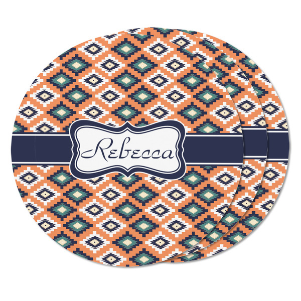 Tribal Round Fridge Magnet - THREE