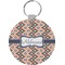 Tribal Round Plastic Keychain (Personalized)