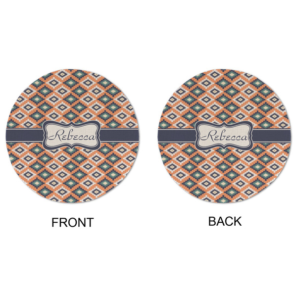 Tribal Round Linen Placemats - APPROVAL (double sided)