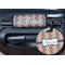 Tribal Round Luggage Tag & Handle Wrap - In Context