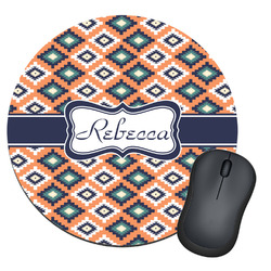 Tribal Round Mouse Pad (Personalized)