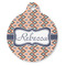 Tribal Round Pet ID Tag - Large (Personalized)