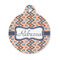 Tribal Round Pet ID Tag - Small (Personalized)