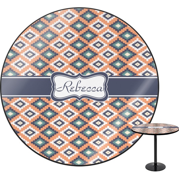 Custom Tribal Round Table - 30" (Personalized)