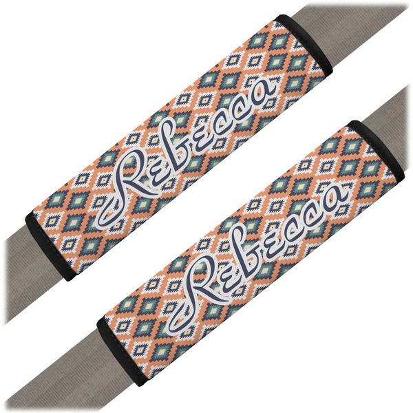 Custom Tribal Seat Belt Covers (Set of 2) (Personalized)