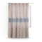 Tribal Sheer Curtain With Window and Rod
