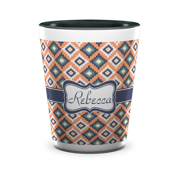 Tribal Shot Glass - Two Tone - FRONT