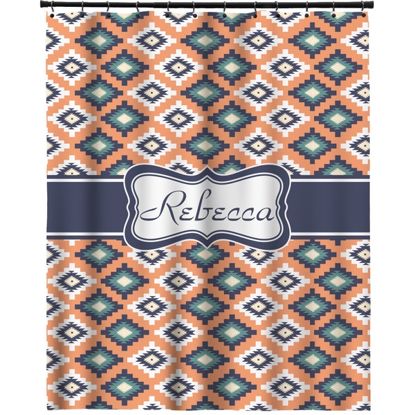Custom Tribal Extra Long Shower Curtain - 70"x84" (Personalized)