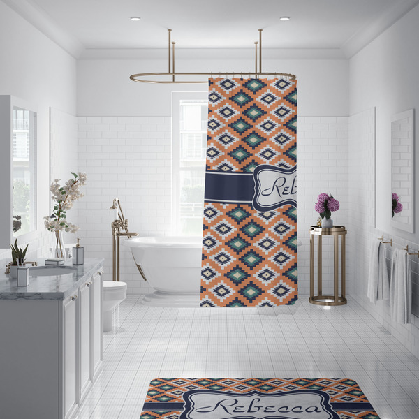 Tribal Shower Curtain - Custom Size