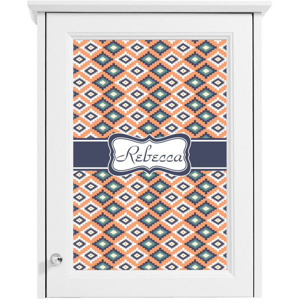 Tribal Single White Cabinet Decal
