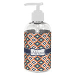Tribal Plastic Soap / Lotion Dispenser (8 oz - Small - White) (Personalized)