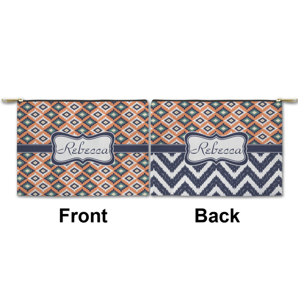Tribal Small Zipper Pouch Approval (Front and Back)