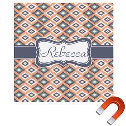 Tribal Square Car Magnet - 6" (Personalized)