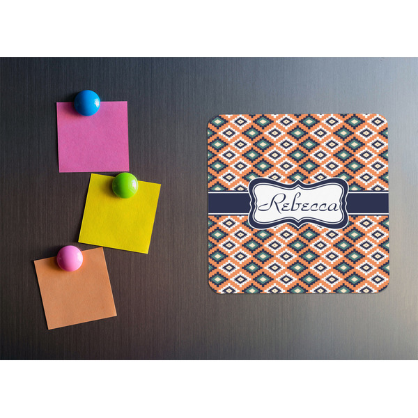 Tribal Square Fridge Magnet - LIFESTYLE