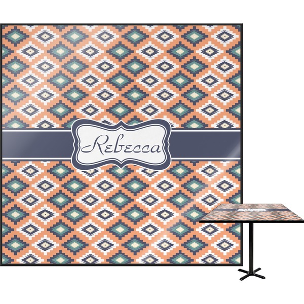 Custom Tribal Square Table Top (Personalized)