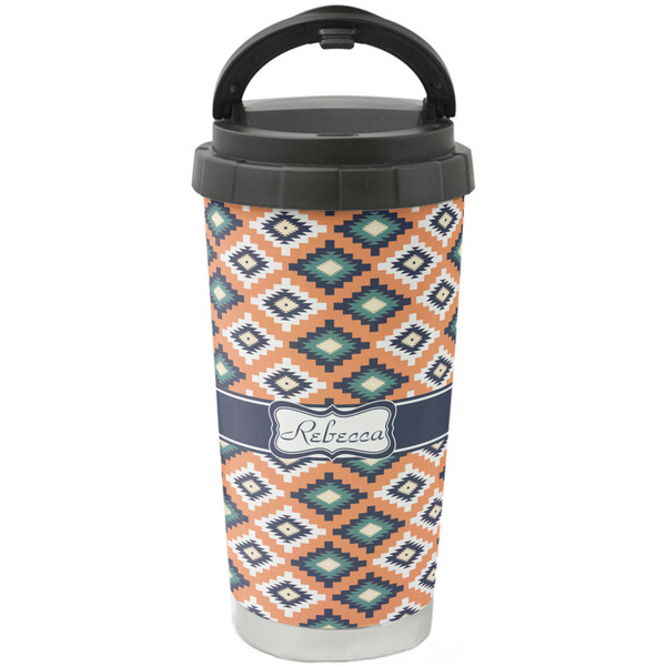 Custom Tribal Stainless Steel Coffee Tumbler (Personalized)