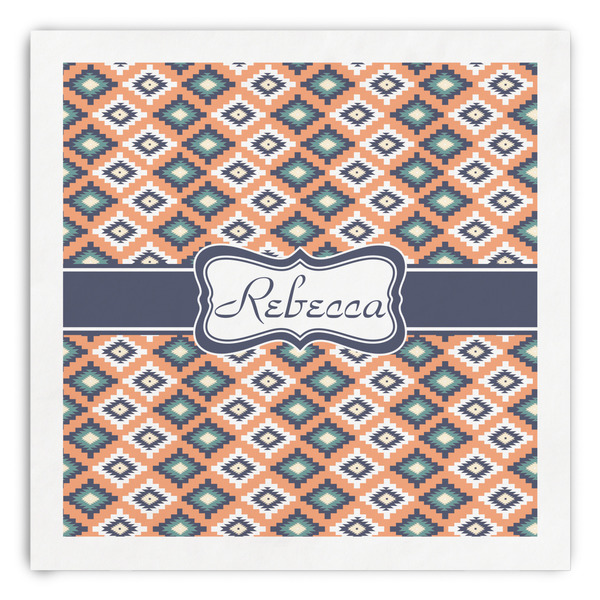 Custom Tribal Paper Dinner Napkins (Personalized)