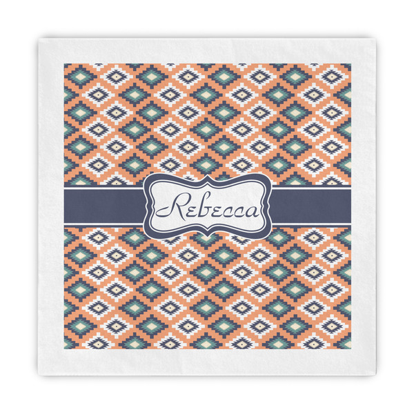 Custom Tribal Decorative Paper Napkins (Personalized)
