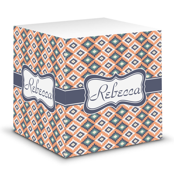 Custom Tribal Sticky Note Cube (Personalized)