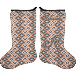 Tribal Holiday Stocking - Double-Sided - Neoprene (Personalized)