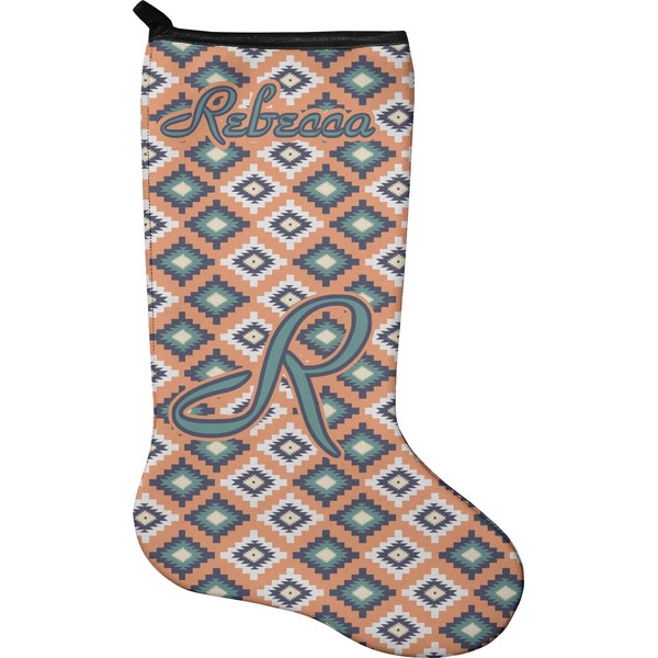 Custom Tribal Holiday Stocking - Neoprene (Personalized)