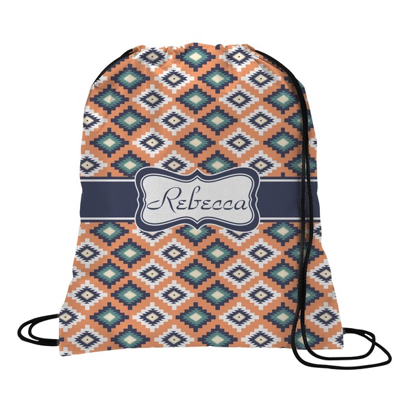 Custom Tribal Drawstring Backpack - Medium (Personalized)